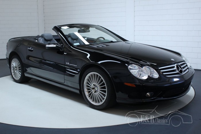 Mercedes Benz Sl 55 Amg Convertible Schwarz 2006 Zum Kauf Bei Erclassics